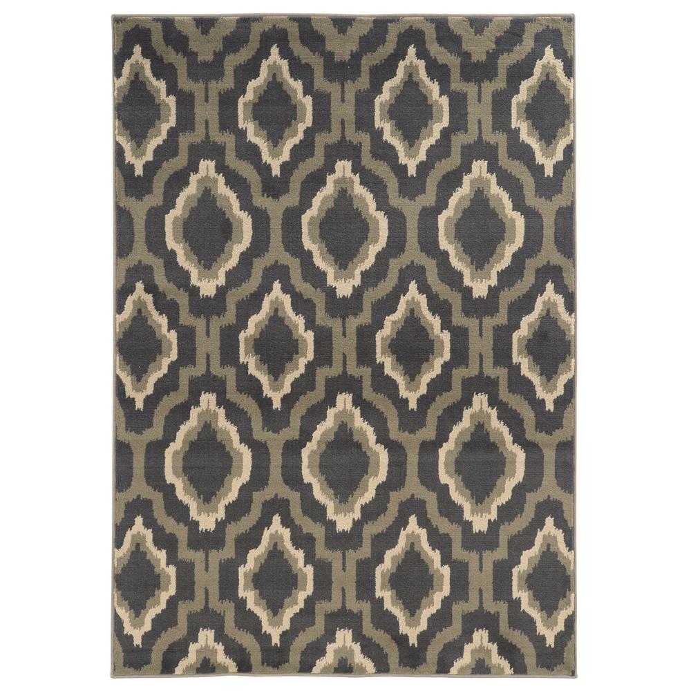 Oriental Weavers 5501D Brentwood Charcoal 5. 3 X  7. 3 Area Rug